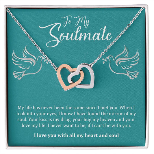 My Soulmate | Feel my love - Interlocking Hearts necklace
